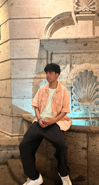 Arav Mathur - Orange Shirt